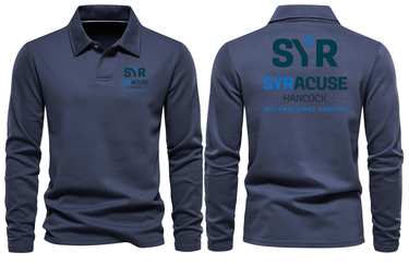 SYR AIRPORT LONG SLEEVE POLO
